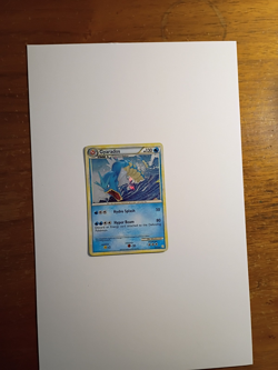 POKEMON GYARADOS 4/123 RARE CRACKED ICE HOLO - Image 1