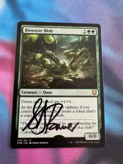 Signed Artist Proof Biowaste Blob MTG Magic the Gathering - Image 1