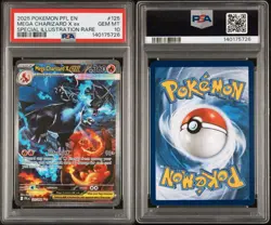 2025 Pokemon Phantasmal Flames Mega Charizard x Ex 125 PSA 10 Gem Mint - Image 2