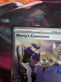 Pokemon Morty's Conviction Special Illustration Rare Temporal Forces 211/162 NM - Image 2