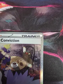 Pokemon Morty's Conviction Special Illustration Rare Temporal Forces 211/162 NM - Image 3