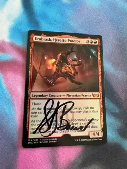 FOIL Signed Artist Proof Urabrask, Heretic Praetor MTG Magic the Gathering - Image 1