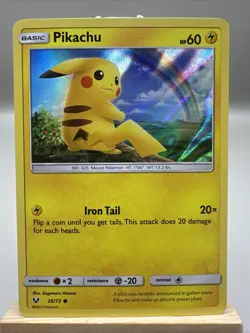 Pikachu - 28/73 - Holo Promo Rare Shining Legends Set - Pokemon Card - Image 1