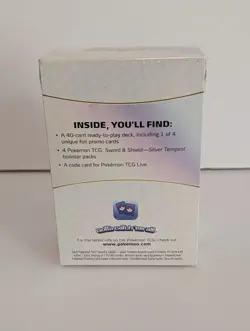 Pokemon TCG Sword and Shield Silver Tempest Build and Battle Box Factory Sealed! 820650851056 - Image 2