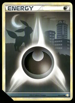 ✰ DARKNESS ENERGY 121/123 COMMON HEARTGOLD & SOULSILVER ✰ DMG CUT CORNER - Image 2