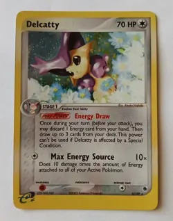 Vintage DELCATTY 5/109 Rare Holo RUBY & SAPPHIRE Pokemon 2003 NM 🌟 Super Clean - Image 1