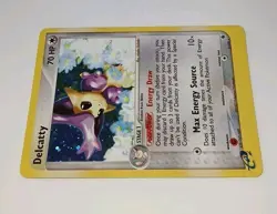 Vintage DELCATTY 5/109 Rare Holo RUBY & SAPPHIRE Pokemon 2003 NM 🌟 Super Clean - Image 5