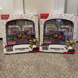 Pokemon TCG Scarlet & Violet 151 Alakazam ex Collection Booster Box New 2 Boxes - Image 1