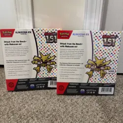 Pokemon TCG Scarlet & Violet 151 Alakazam ex Collection Booster Box New 2 Boxes - Image 2