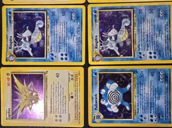Pokemon Vintage Damaged Holo Lot Sabrina's Gengar, Blastoise, Dark Raichu 1999 - Image 3