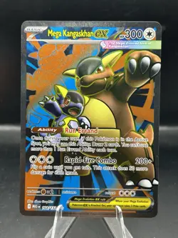 Pokemon Mega Kangaskhan EX 164/132 Me01: Mega Evolution Ultra Rare Holo 300 HP - Image 1