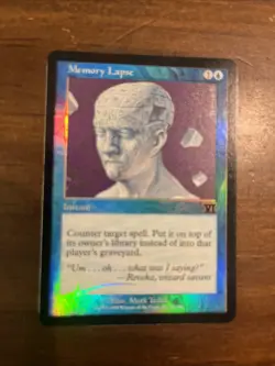 Memory Lapse - FOIL - MTG Judge Promo - Excellent Condition - Image 1