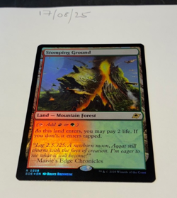 Magic the Gathering MTG Stomping Ground x1 Rare FOIL Card NM/M Eternities - Image 1