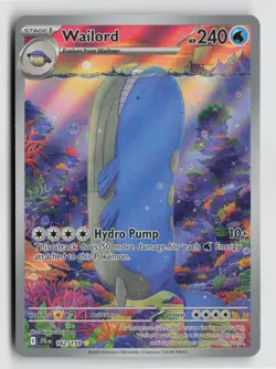 Pokemon - Wailord - 162/159 SV09: Journey Together - Illustration Rare - NM - Image 1