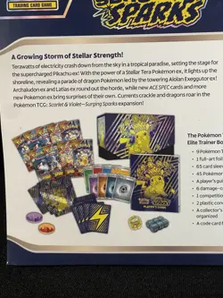 Pokemon S&V Surging Sparks ETB - Brand New Factory Sealed - Image 3