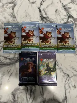 6 Mtg Booster packs Bloomburrow Play Commander Legends Draft Modern Horizon II 2 - Image 1