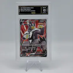 2021 Pokemon SWSH Battle Styles #150 FA/Single Strike Urshifu V Holo GMA 10 GEM - Image 1