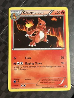 Charmeleon 19/149 Pokemon Black & White Boundaries Crossed 2012 Regular NM - Image 1