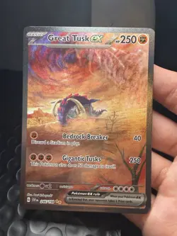 Pokemon Great Tusk ex Special Illustration Rare Holo 246/198 SV01 250 HP - Image 1