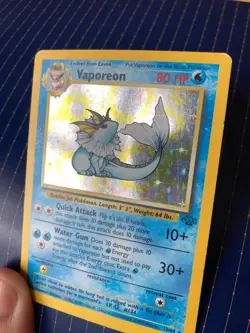 Pokemon TCG - Vaporeon - 12/64 - Holo Unlimited - Jungle Unlimited [Light Play] - Image 2