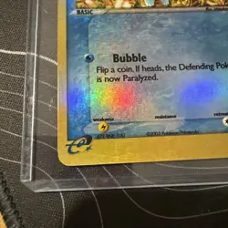 Pokemon Mudkip Ruby and Sapphire Reverse Holo Common 59/109 50 HP Basic 2003 LP - Image 3