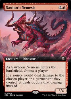MTG Sawhorn Nemesis M3C Rare Normal #60 - Image 1