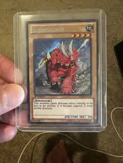 Yu-Gi-Oh! 1st Edition Sabersaurus #LCJW-EN143 Near Mint - Image 1