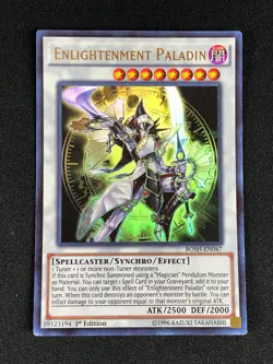 YUGIOH ENLIGHTMENT PALADIN BOSH-EN047 1ST ULTRA NM - Image 1