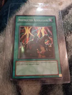 YUGIOH RESTRUCTOR REVOLUTION SUPER RARE DL5-EN001 NM - Image 1
