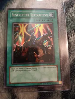 YUGIOH RESTRUCTOR REVOLUTION SUPER RARE DL5-EN001 NM - Image 2