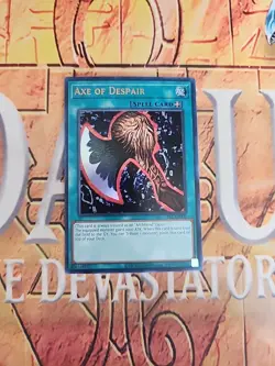 Axe of Despair SRL-EN002 Spell Ruler Ultra Rare 25th Anniversary Edition NM - Image 1