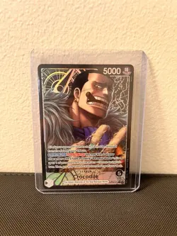 Bandai: One Piece Crocodile OP14-079 Alternate Alt Art Leader NM - Image 1
