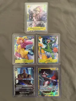 One Piece Card Lot!!! (Stussy, Usopp, Mr. 1, Etc) - Image 1