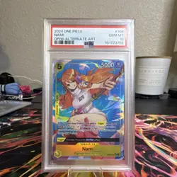 Nami OP08-106 Alt Art Super Rare OP08 PSA 10 One Piece TCG - Image 5