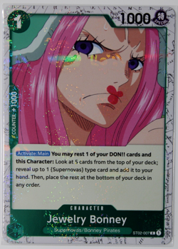 Jewelry Bonney (Pirate Foil) ST02-007 C One Piece Foil NEW Premium Best Vol 2 - Image 1