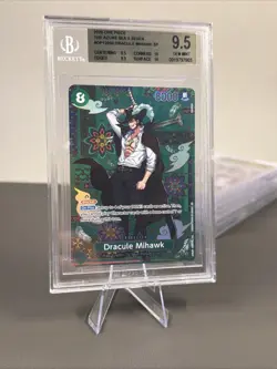 2026 ONE PIECE THE AZURE SEA'S SEVEN SP #OP12-030 DRACULE MIHAWK BGS 9.5 - Image 1