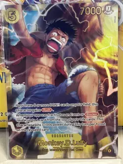Bandai One Piece OP15 Adventure On Kami's Island - Monkey D. Luffy OP15-119 SEC - Image 1
