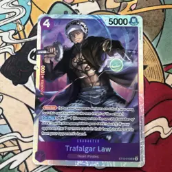 Trafalgar Law sr ST10-010 PRB01 One Piece TCG Standard Foil - Image 1