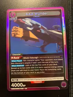 Union Arena: Evangelion AAA Wunder UE15BT/EVA-1-053 Rare Foil - Image 1