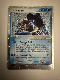 Lapras ex 110 HP Ultra Rare Holo EX Ruby & Sapphire 99/109 Pokemon TCG Card - Image 1