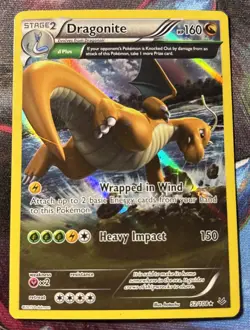 Pokemon TCG Dragonite Roaring Skies 52/108 Holo Card XY (HP) - Image 1