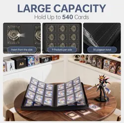 Pokemon Gengar At Pokemon Tower Laser Engraved 9 Slot 540 Card Binder Custom! - Image 4