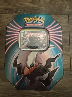 Pokemon Mighty Mysterious Tins EMPTY Lot w/ Mimikyu Snorlax Darkrai & Code Cards - Image 4