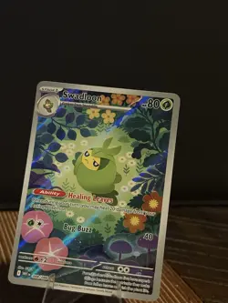 Pokemon TCG White Flare Swadloon Card IR 088/086 - Image 1