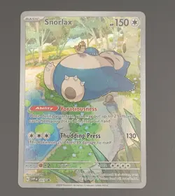 Pokemon - Snorlax - SVP #051 - Scarlet Violet 151 ETB Black Star Promo Card - Image 1