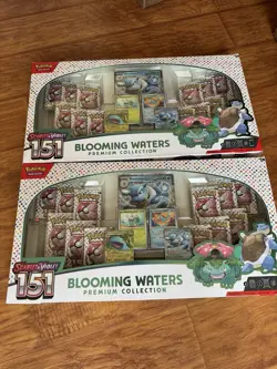 Pokemon TCG Scarlet & Violet 151 Blooming Waters Premium Collection - Lot of 2 - Image 1