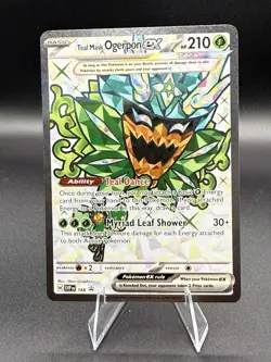 Teal Mask Ogerpon EX 166 Sv: Scarlet & Violet Promo Cards Holo - Image 1