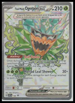 SV: Scarlet & Violet Promo Cards #166 Teal Mask Ogerpon ex - Image 1