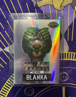 Blanka PSA-1 Silver Magazine Exclusive Street Fighter 2 Promo NM + Card Saver - Image 1