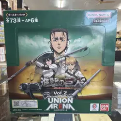 Bandai Namco Attack on Titan Vol. 2 Union Arena Trading Card Game Box - Image 1
